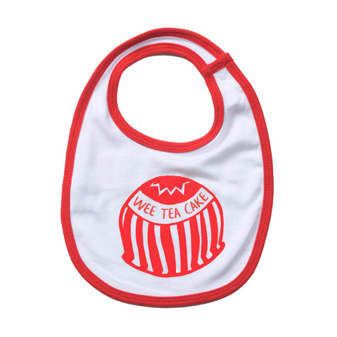 Wee Tea Cake Organic Cotton Bib